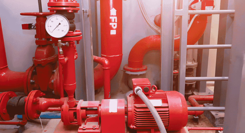 Calculate fire pumps sizing